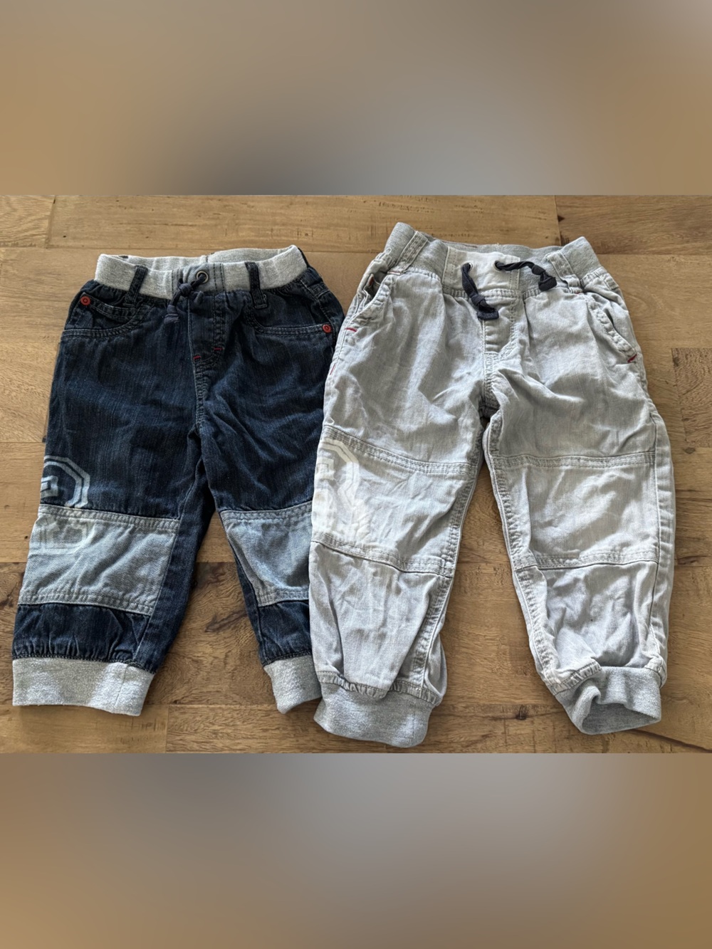 Souris Mini bundle 2 patchwork denim pants sz 2 years